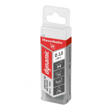 Сверло по металлу  ЦХ, 2,0х49мм, HSS-G, P6M5, 20шт/уп, RENNBOHR DYNAMIC PROM